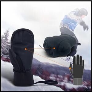 Winter Skiing Mittens Gloves Waterproof Snowboarding TouchScreen Thick Men Women